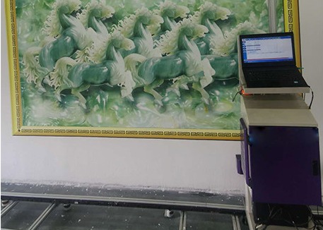 Αυτόματος εκτυπωτής Inkjet τοίχων CMYK 30sqm/H 720DPL