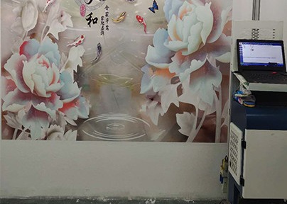 Mural μηχανή εκτύπωσης τοίχων CE 2880DPI CMYK